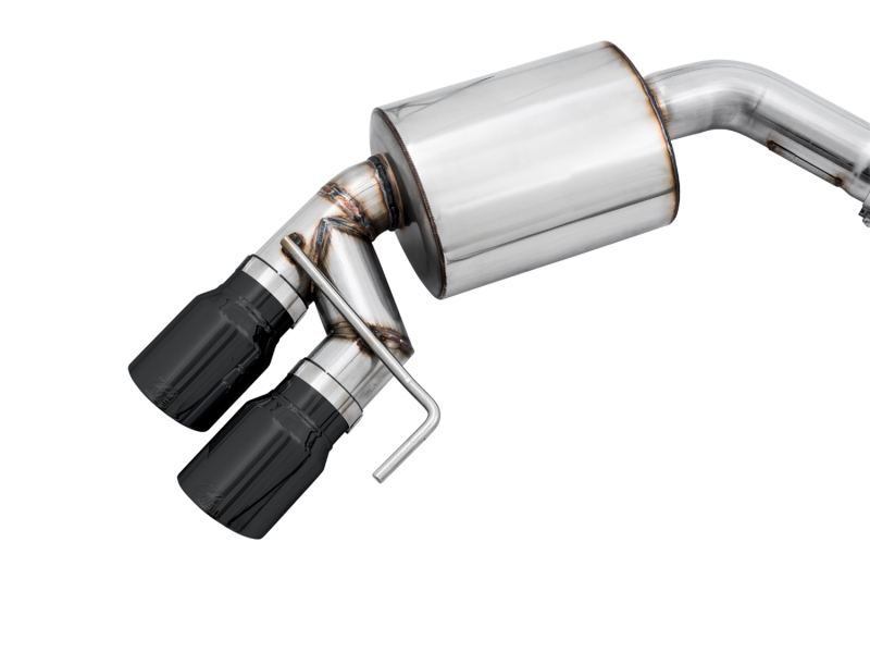 Ford Mustang Performance Exhaust - AWE Tuning - Cat-Back Touring - Quad Diamond Black - `18-`27